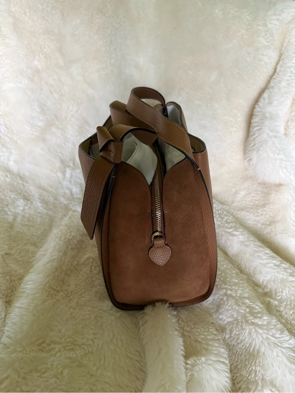 Kate Spade Knott Medium Crossbody - suede